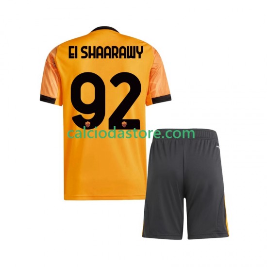 Maglia AS Roma Stephan El Shaarawy 92 Gara Away Completo Bambino 2-13 Anni 2025-2026 MC Maglia AS Roma Stephan El Shaarawy 92 Gara Away Completo Bambino 2-13 Anni 2025-2026 MC