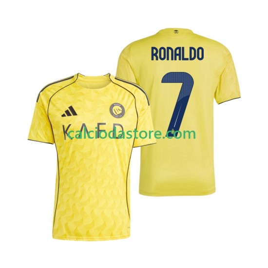 Maglia Al Nassr Cristiano Ronaldo 7 Gara Home Uomo 2025-2026 MC
