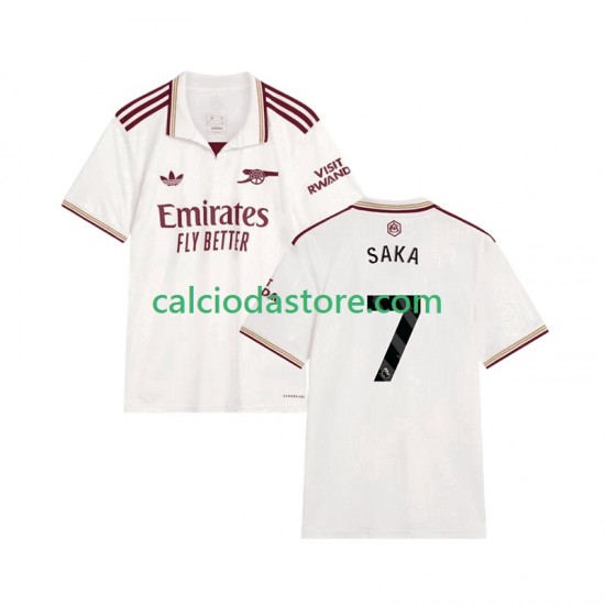 Maglia Arsenal Bukayo Saka 7 Gara Terza Uomo 2025-2026 MC