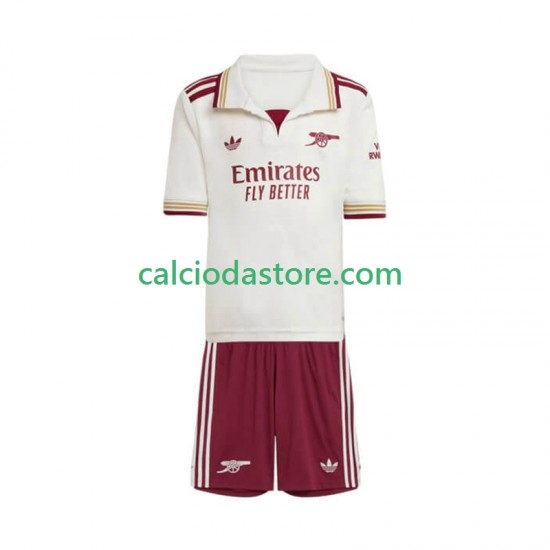 Maglia Arsenal Gara Terza Completo Bambino 2-13 Anni 2025-2026 MC