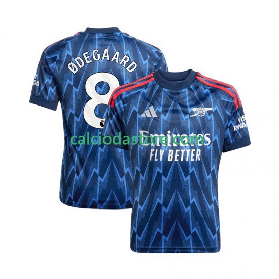 Maglia Arsenal Martin Odegaard 8 Gara Away Uomo 2025-2026 MC