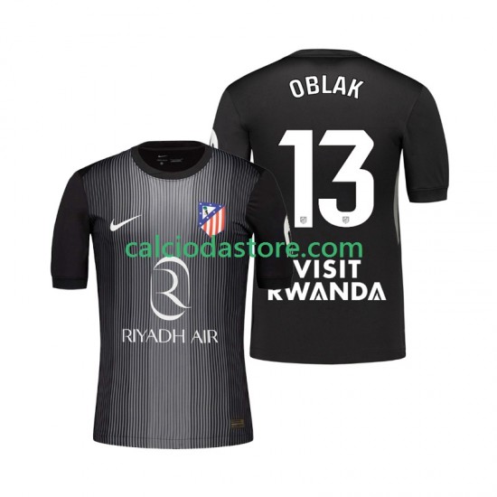 Maglia Portiere Atlético Madrid Jan Oblak 13 Gara Away Uomo 2025-2026 MC
