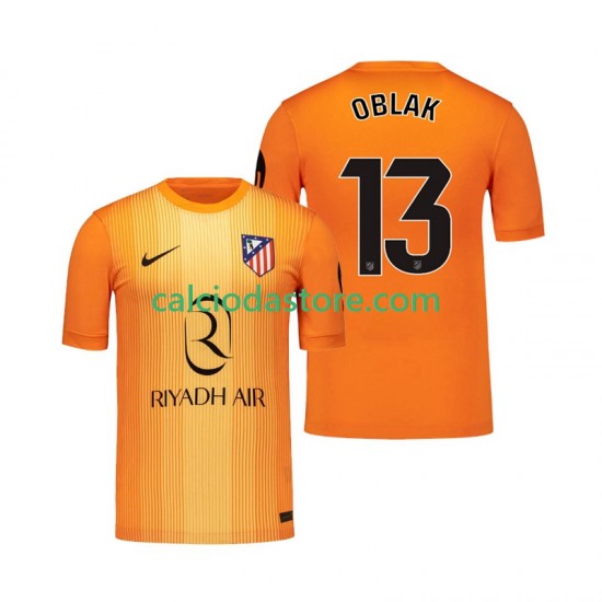Maglia Portiere Atlético Madrid Jan Oblak 13 Gara Terza Uomo 2025-2026 MC Maglia Portiere Atlético Madrid Jan Oblak 13 Gara Terza Uomo 2025-2026 MC