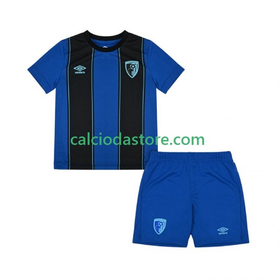 Maglia BOURNEMOUTH Gara Away Completo Bambino 2-13 Anni 2025-2026 MC