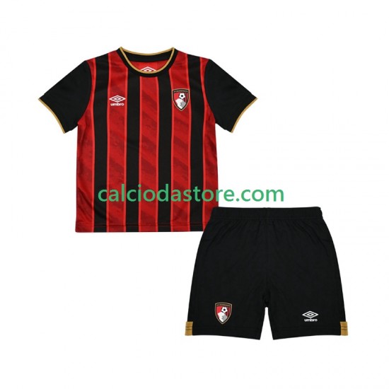 Maglia BOURNEMOUTH Gara Home Completo Bambino 2-13 Anni 2025-2026 MC