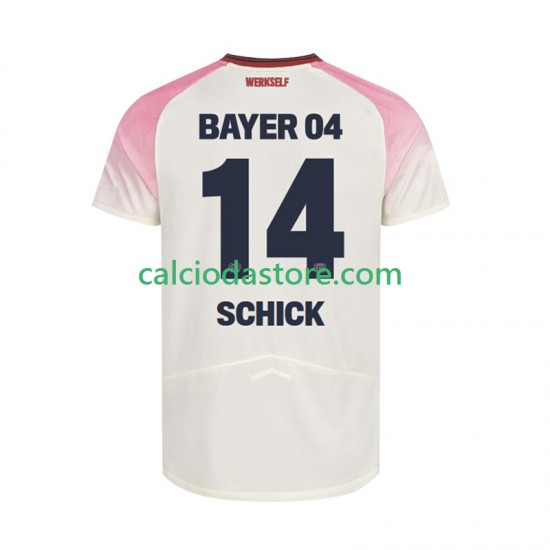 Maglia Bayer 04 Leverkusen Patrik Schick 14 Gara Away Uomo 2025-2026 MC
