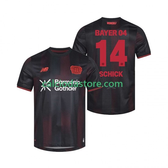 Maglia Bayer 04 Leverkusen Patrik Schick 14 Gara Home Uomo 2025-2026 MC
