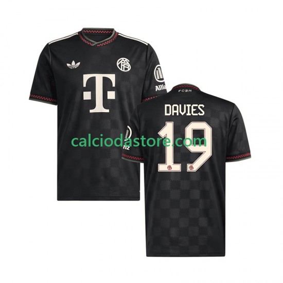Maglia FC Bayern München Alphonso Davies 19 Gara Terza Uomo 2025-2026 MC