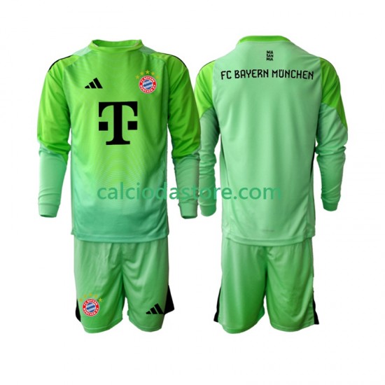 Maglia Portiere FC Bayern München Gara Home Completo Bambino 2-13 Anni 2025-2026 ML