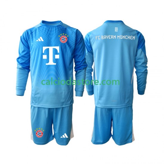 Maglia Portiere FC Bayern München Gara Terza Completo Bambino 2-13 Anni 2025-2026 ML