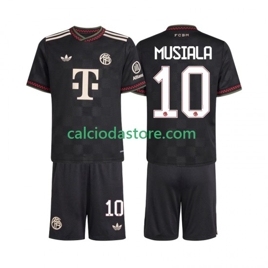 Maglia FC Bayern München Jamal Musiala 10 Gara Terza Completo Bambino 2-13 Anni 2025-2026 MC