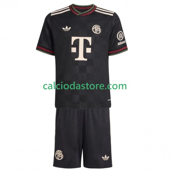 Maglia FC Bayern München Gara Terza Completo Bambino 2-13 Anni 2025-2026 MC