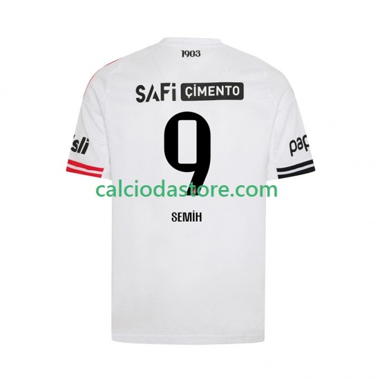 Maglia Besiktas Tammy Abraham 9 Gara Home Uomo 2025-2026 MC Maglia Besiktas Tammy Abraham 9 Gara Home Uomo 2025-2026 MC