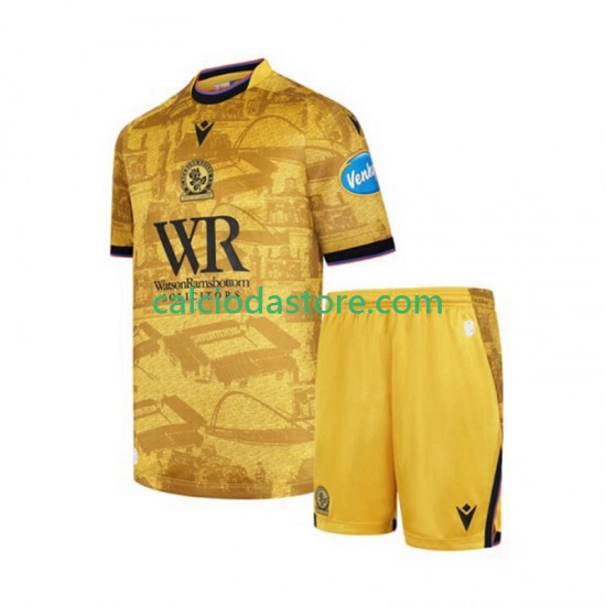 Maglia Blackburn Rovers Gara Away Completo Bambino 2-13 Anni 2025-2026 MC