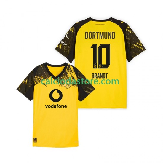 Maglia Borussia Dortmund Julian Brandt 10 Gara Home Uomo 2025-2026 MC