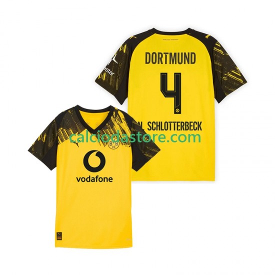 Maglia Borussia Dortmund Nico Schlotterbeck 4 Gara Home Uomo 2025-2026 MC