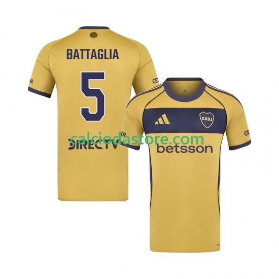 Maglia CA Boca Juniors Rodrigo Battaglia 5 Gara Away Uomo 2025-2026 MC