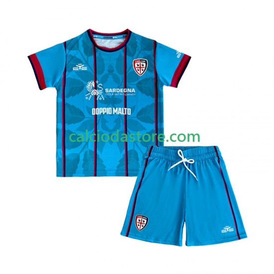 Maglia Cagliari Gara Terza Completo Bambino 2-13 Anni 2025-2026 MC