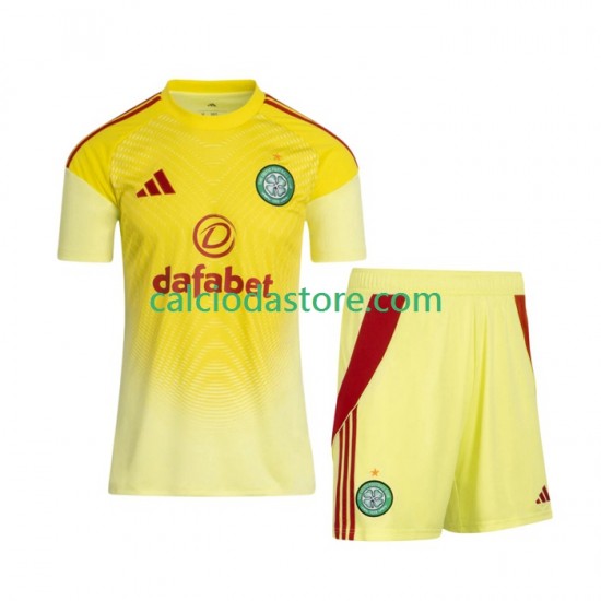 Maglia Portiere Celtic FC Gara Home Completo Bambino 2-13 Anni 2025-2026 MC