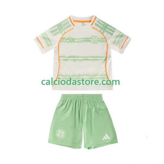 Maglia Celtic FC Gara Terza Completo Bambino 2-13 Anni 2025-2026 MC