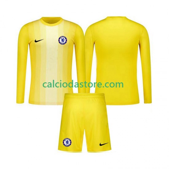 Maglia Portiere Chelsea Gara Terza Completo Bambino 2-13 Anni 2025-2026 ML