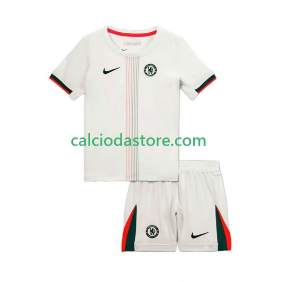 Maglia Chelsea Gara Away Completo Bambino 2-13 Anni 2025-2026 MC