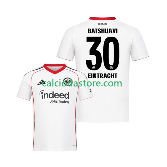 Maglia Eintracht Frankfurt Michy Batshuayi 30 Gara Away Uomo 2025-2026 MC