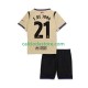 Maglia FC Barcelona Frenkie de Jong 21 UCL Gara Away Completo Bambino 2-13 Anni 2025-2026 MC