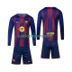 Maglia FC Barcelona Gara Home Completo Bambino 2-13 Anni 2025-2026 ML