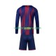 Maglia FC Barcelona Gara Home Completo Bambino 2-13 Anni 2025-2026 ML