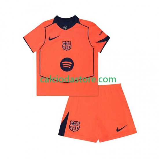 Maglia FC Barcelona Gara Terza Completo Bambino 2-13 Anni 2025-2026 MC