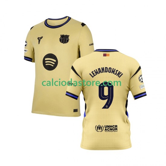 Maglia FC Barcelona Robert Lewandowski 9 Champions League Gara Away Uomo 2025-2026 MC Maglia FC Barcelona Robert Lewandowski 9 Champions League Gara Away Uomo 2025-2026 MC