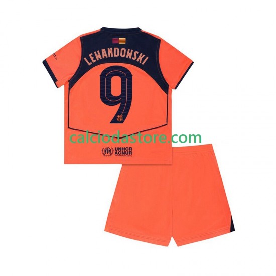 Maglia FC Barcelona Robert Lewandowski 9 UCL Gara Terza Completo Bambino 2-13 Anni 2025-2026 MC Maglia FC Barcelona Robert Lewandowski 9 UCL Gara Terza Completo Bambino 2-13 Anni 2025-2026 MC