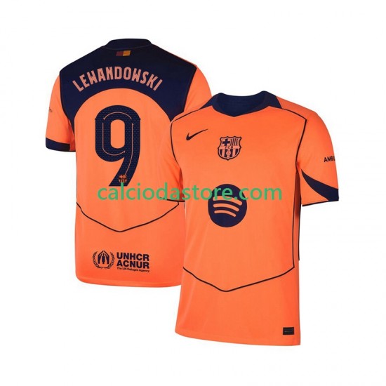 Maglia FC Barcelona Robert Lewandowski 9 UCL Gara Terza Uomo 2025-2026 MC Maglia FC Barcelona Robert Lewandowski 9 UCL Gara Terza Uomo 2025-2026 MC
