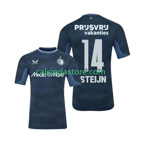 Maglia Feyenoord Rotterdam Sem Steijn 14 Gara Away Uomo 2025-2026 MC