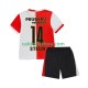 Maglia Feyenoord Rotterdam Sem Steijn 14 Gara Home Completo Bambino 2-13 Anni 2025-2026 MC