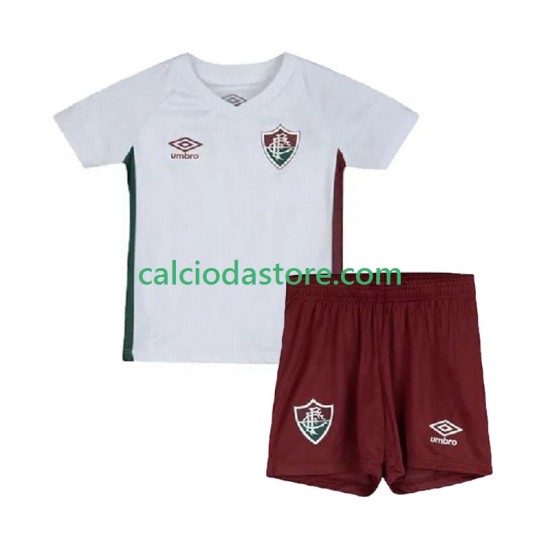 Maglia Fluminense Gara Away Completo Bambino 2-13 Anni 2025-2026 MC