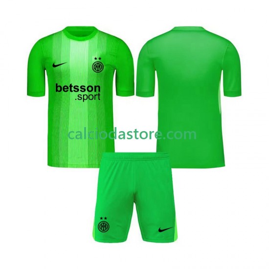 Maglia Portiere Inter Milan Gara Terza Completo Bambino 2-13 Anni 2025-2026 MC