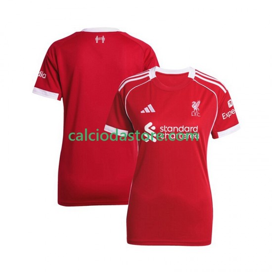 Maglia Liverpool Gara Home Donna 2025-2026 MC