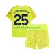 Maglia Portiere Manchester City Gianluigi Donnarumma 25 Gara Terza Completo Bambino 2-13 Anni 2025-2026 MC
