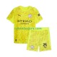 Maglia Portiere Manchester City Gianluigi Donnarumma 25 Gara Terza Completo Bambino 2-13 Anni 2025-2026 MC