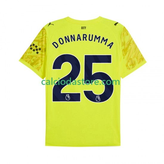 Maglia Portiere Manchester City Gianluigi Donnarumma 25 Gara Terza Uomo 2025-2026 MC
