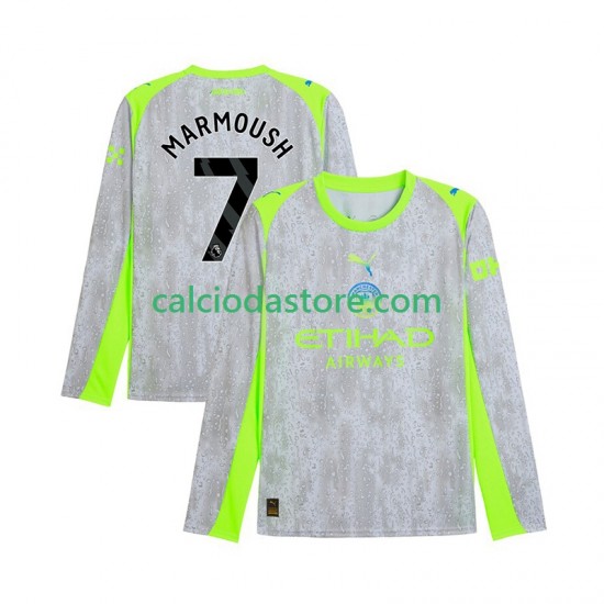 Maglia Manchester City Omar Marmoush 7 Gara Terza Uomo 2025-2026 ML