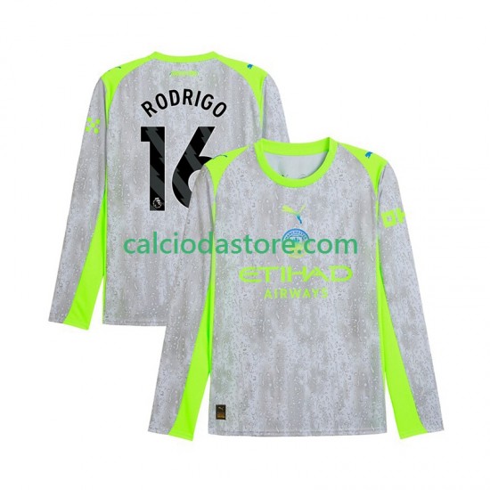 Maglia Manchester City Rodrigo Hernandez 16 Gara Terza Uomo 2025-2026 ML