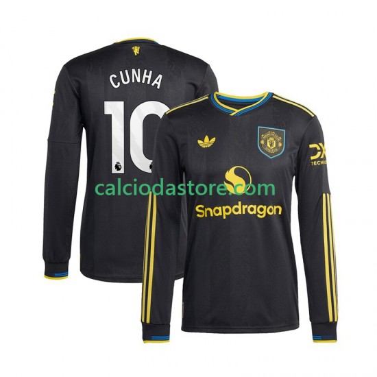 Maglia Manchester United Matheus Cunha 10 Gara Terza Uomo 2025-2026 ML Maglia Manchester United Matheus Cunha 10 Gara Terza Uomo 2025-2026 ML