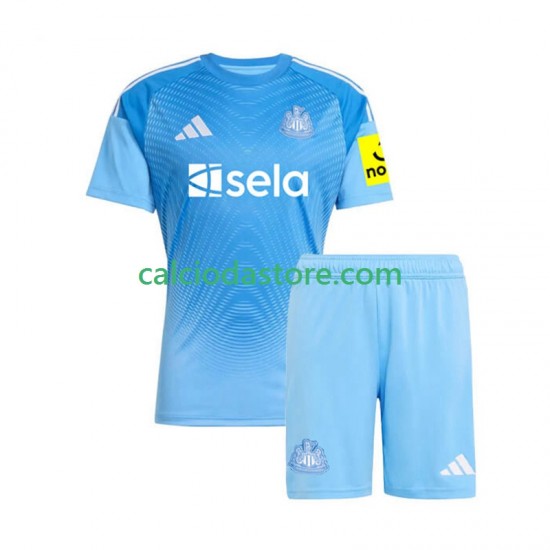 Maglia Portiere Newcastle United Gara Home Completo Bambino 2-13 Anni 2025-2026 MC