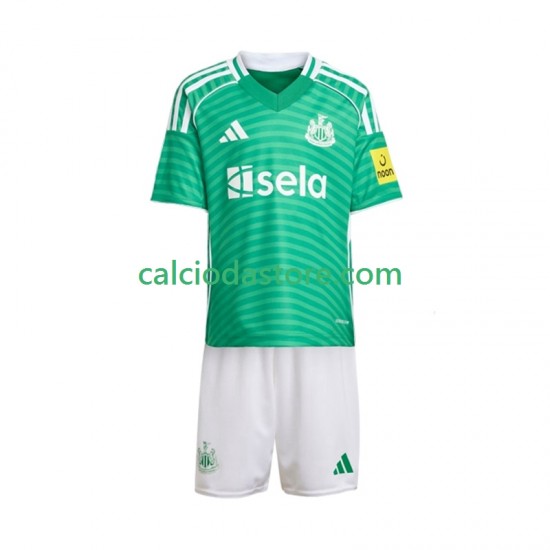 Maglia Newcastle United Gara Away Completo Bambino 2-13 Anni 2025-2026 MC
