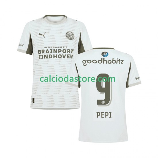 Maglia PSV Eindhoven Ricardo Pepi 9 Gara Terza Uomo 2025-2026 MC