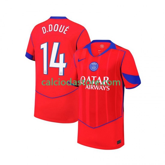 Maglia Paris Saint-Germain Desire Doue 14 Gara Terza Uomo 2025-2026 MC