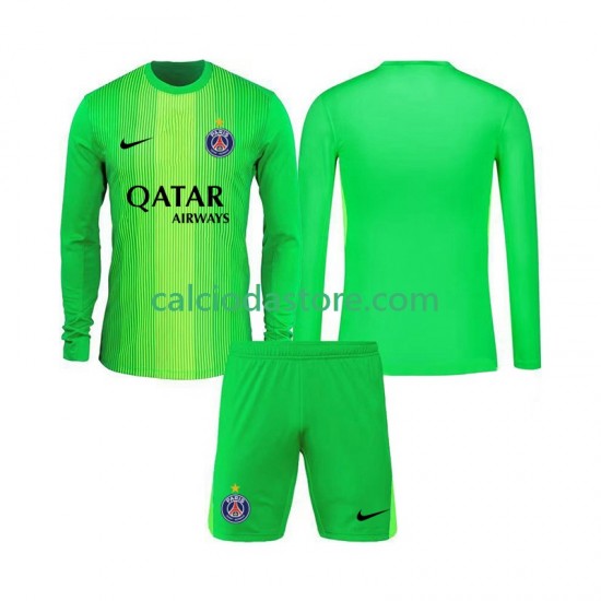 Maglia Portiere Paris Saint-Germain Gara Away Completo Bambino 2-13 Anni 2025-2026 ML